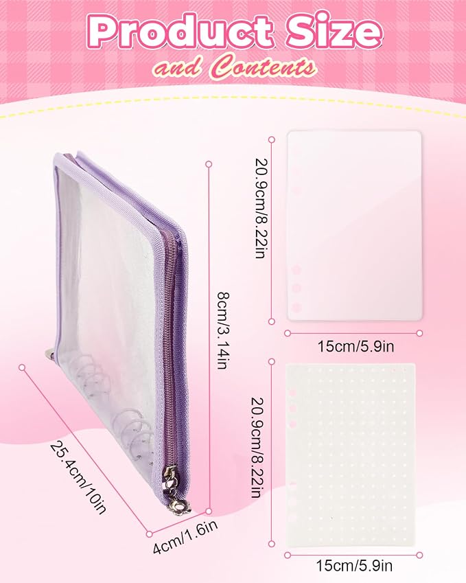 UCEC Enamel Pin Display Book & 50 PCS Pin Backs, A5 Album Pin Collection Binder - Image 2