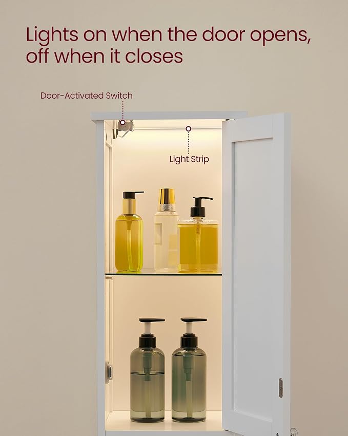 VASAGLE Tall Storage Cabinet - Image 5