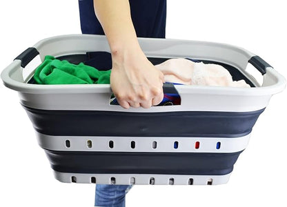 SAMMART 42L Collapsible Plastic Laundry Basket - Image 8
