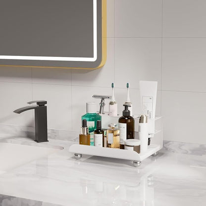 Quick Dry Electric Toothbrush Holder 4 Slots Metal Bathroom Counter Organizer - Image 7