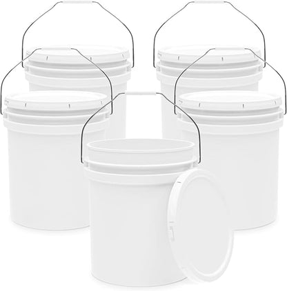 EconoHome 5-Gallon White Bucket Pail Container by EconoHome