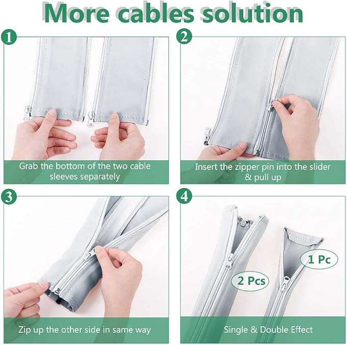 StangH Cable Management Sleeve White - Image 4