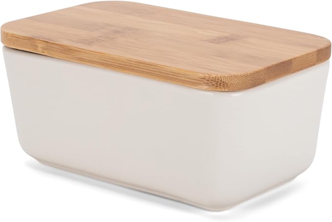 Nat & Jules Ceramic Stoneware 1/2 Pound, 2 Sticks Butter Dish by NatJules