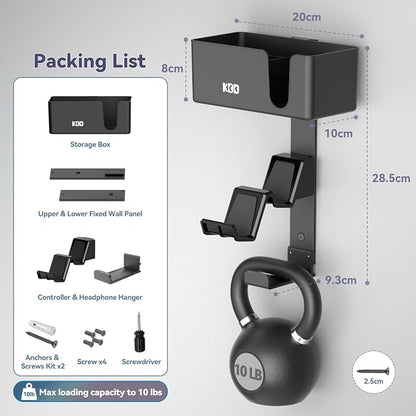 KDD 4-in-1 Wall Mount Controller Holder - Image 7