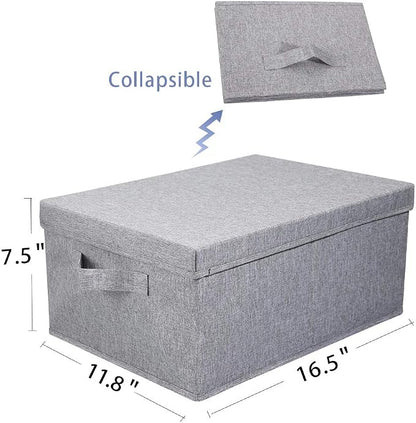 HOONEX Linen Foldable Storage Bins - Image 6
