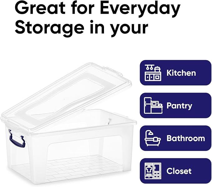 Superio Clear Storage Bins - Image 4