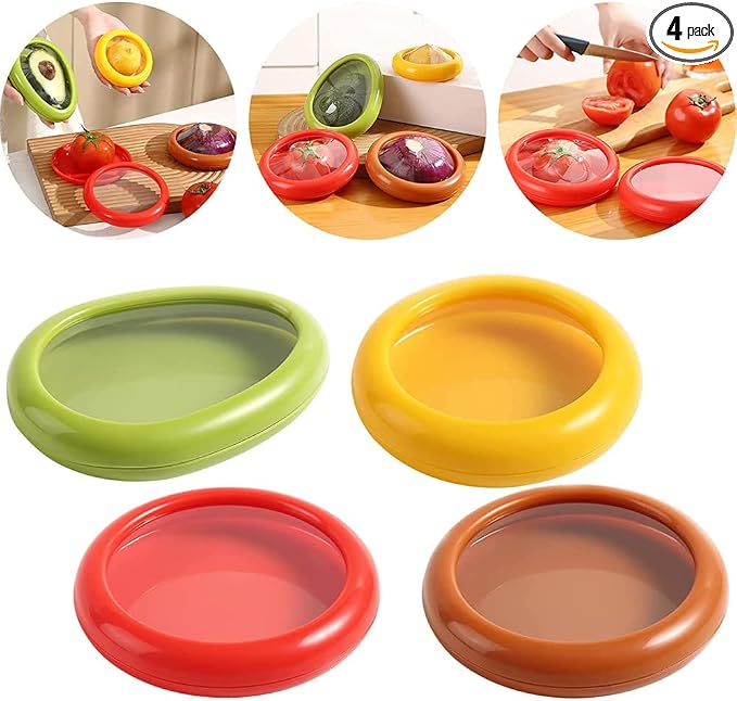 4PCS Fruit and Vegetable Storage Containers by PROVIVID