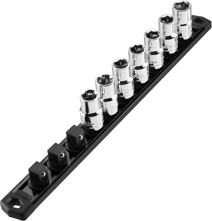 WORKPRO Magnetic Socket Organizer, 1/2-Inch Drive Aluminum Alloy Socket Rail - Image 9
