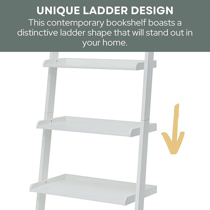 Convenience Concepts French Country Bookshelf Ladder - Image 6