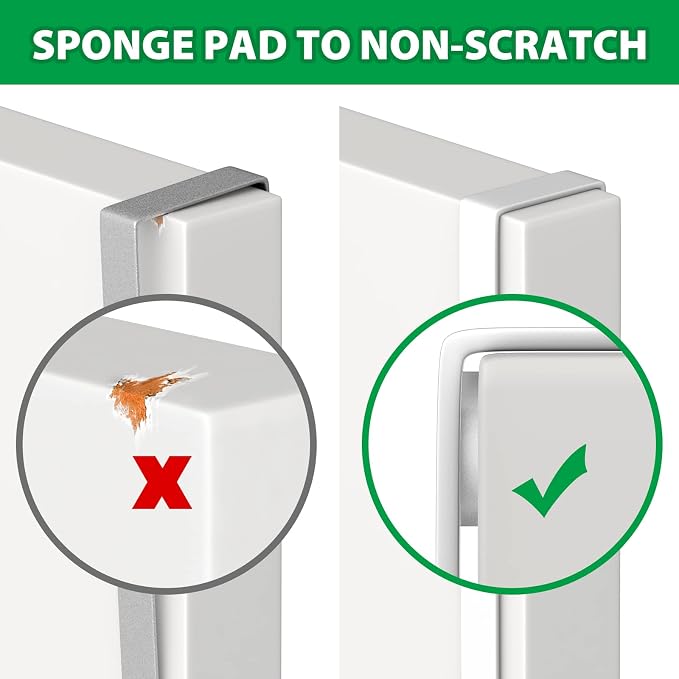 14" Over The Door Hooks, 4 Pack Widen Wreath Hangers Fit The 1-3/4" & 1-3/8" - Image 6