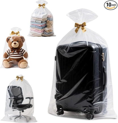 Large Clear Plastic Storage Bags, Seasonal Clothing, Comforter and Basement by Origuuds