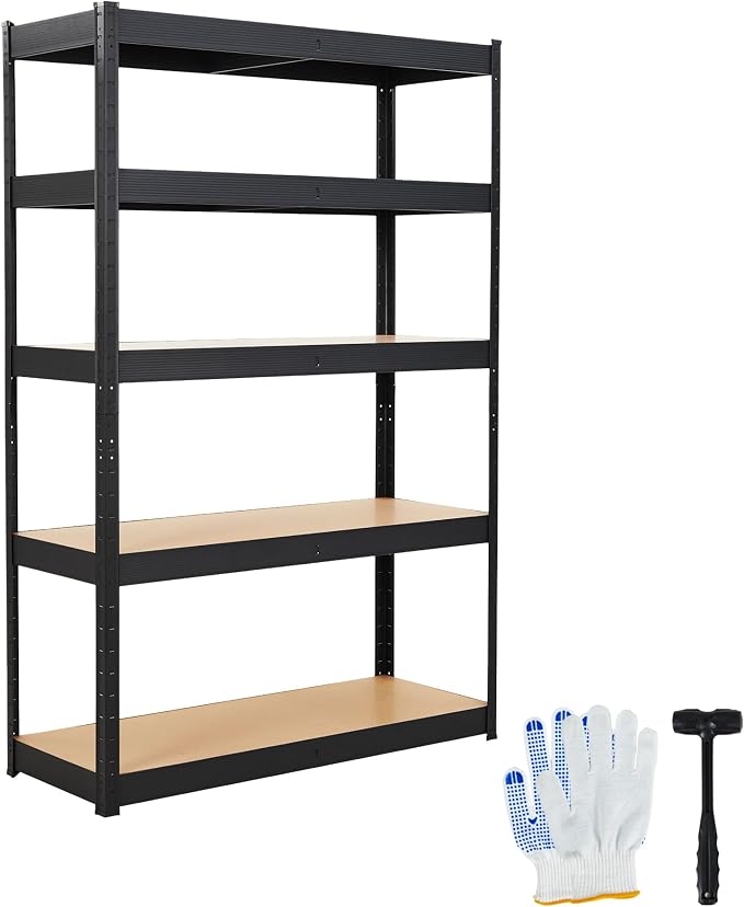 Garage Storage Shelves, Loads 2500 LBS, Metal Storage Utility Racks by Unknown