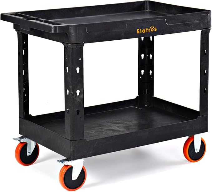 ELAFROS Extra Large Heavy Duty Utility Cart 39.9 x 24.6 Inch by ELAFROS