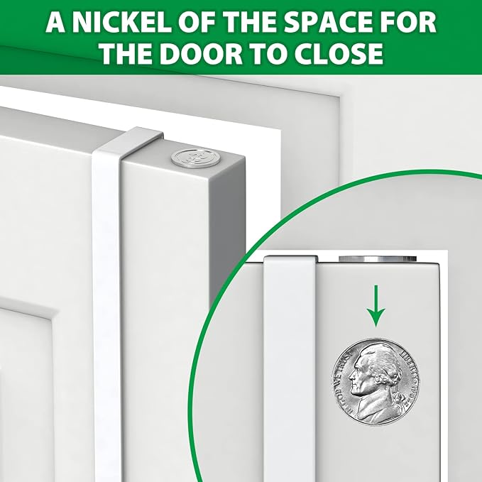 14" Over The Door Hooks, 4 Pack Widen Wreath Hangers Fit The 1-3/4" & 1-3/8" - Image 5