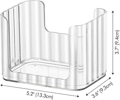 Poeland 2 Pack Stackable Makeup Organizer Tray, Medicine Cabinet Organizer - Image 4