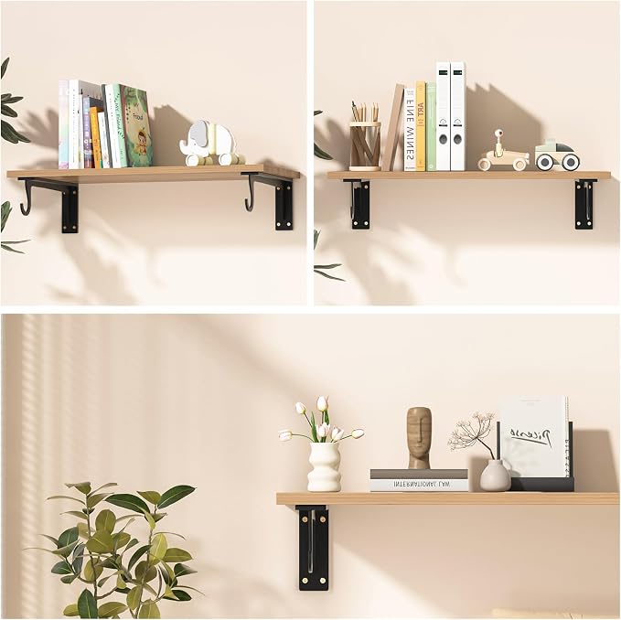 Heavy Duty Closet Rod Support Bracket 400lbs 12x5.6in | Sturdiness Wall Mounted - Image 8