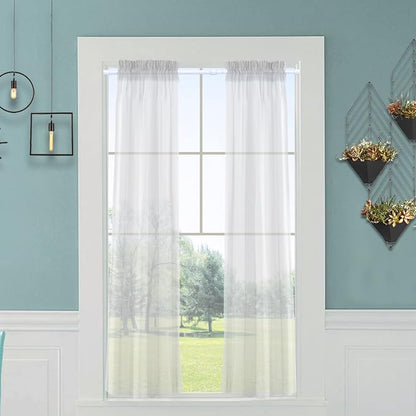 AIZESI Spring Tension Rods Adjustable 26 to 39 inch Tension Curtain Rod Small - Image 6