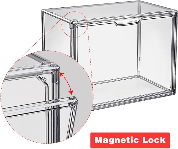 Clear Stackable Plastic Storage Bins - Image 7