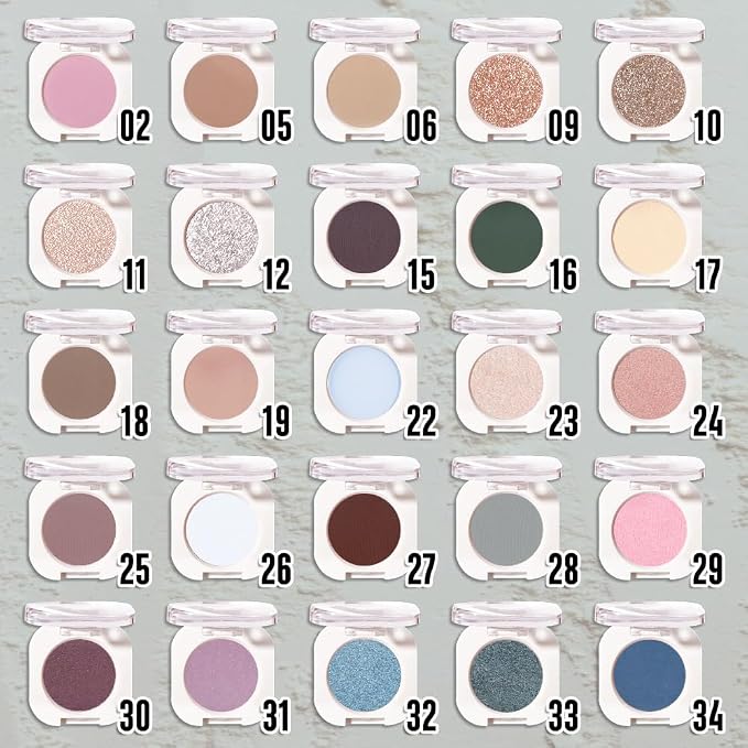 Grey Single Matte Eyeshadow Makeup, Neutral Powde Eye Shadow - Image 3