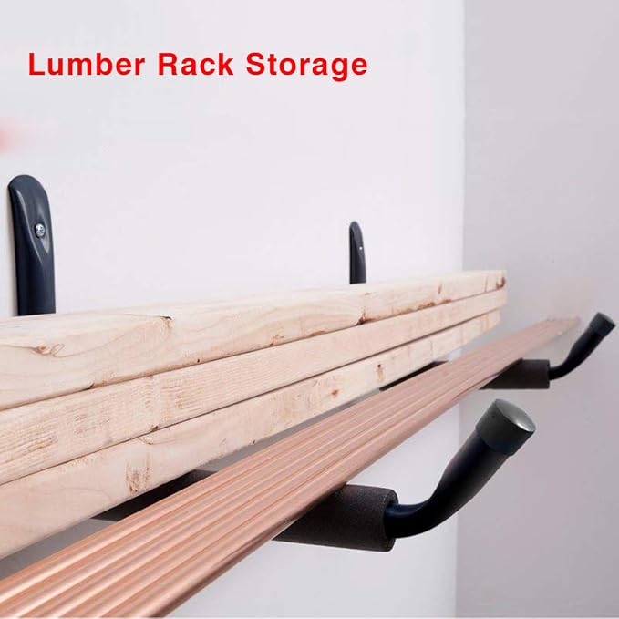 Ihomepark Heavy Duty Garage Indoor Kayak Storage Hooks Hanger, Wall Mounted - Image 4