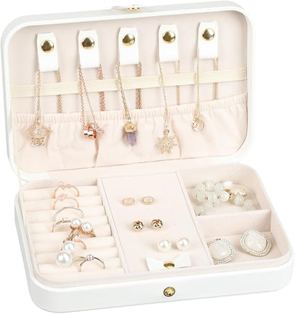 Small Jewelry Box, Travel Jewelry Case Portable Jewelry Boxes by V-LafuyJewelryBox