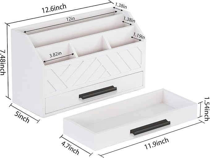 dreampossible Wood Desk Organizer and Accessories - Image 6