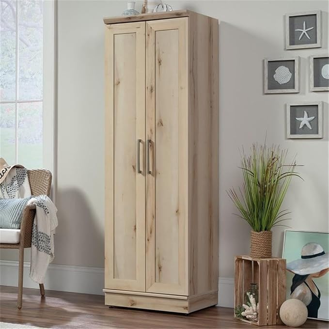 Sauder HomePlus Two Door Storage Cabinet/Pantry Cabinet, Pacific Maple Finish | - Image 9
