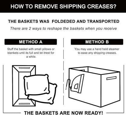 OIAHOMY 3 Pack Storage Baskets for Organizing, Woven Cotton Rope Basket for - Image 7