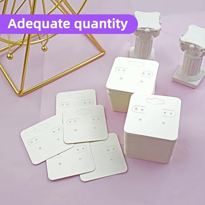 hitsuki White Earring Cards for Selling Jewelry Earring Display Cards - Image 6