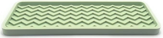 Happitasa Silicone Kitchen Sink Organizer Tray, Sponge Holder and Countertop - Image 3