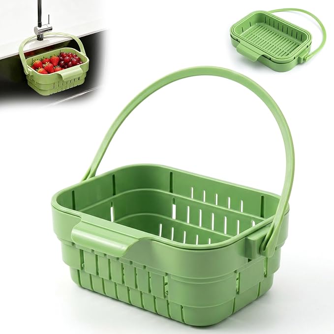 Foldable Hanging Sink Drain Basket, Expandable Kitchen Sink Colander by Unknown
