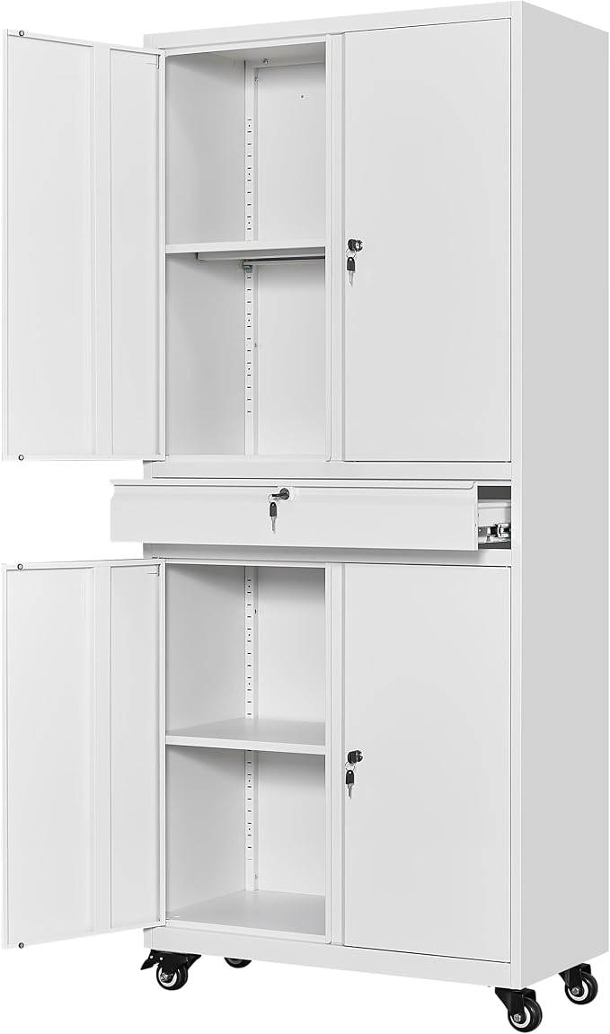 Yizosh Metal Garage Storage Cabinet by Yizosh