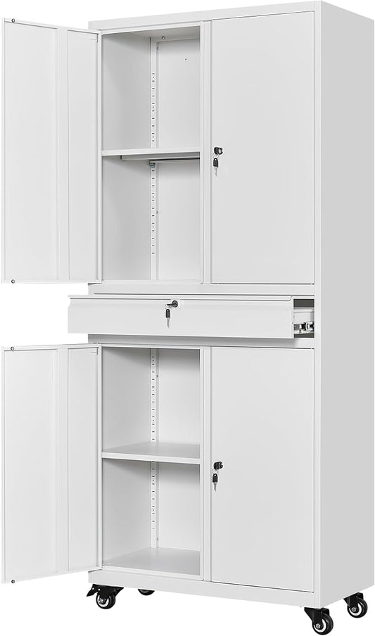 Yizosh Metal Garage Storage Cabinet by Yizosh