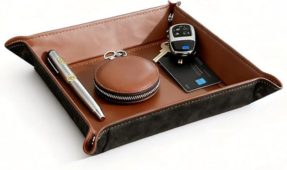 Valet Tray Organizer, 5.5" Square Catch All Tray by Socospace