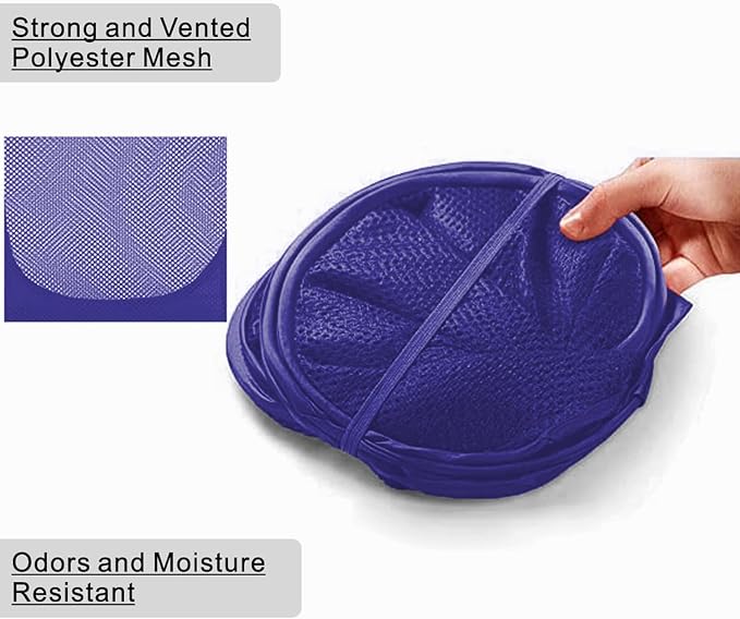 BATTOO Deluxe Strong Mesh Pop up Laundry Hamper Basket - Image 3