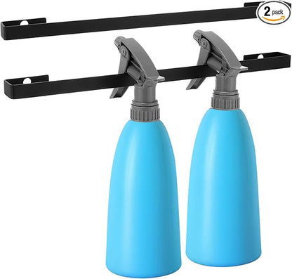 2 Pieces Spray Bottle Organizers 14 Inch Wall Mounted Detailing Bottle Storage by Otoolling
