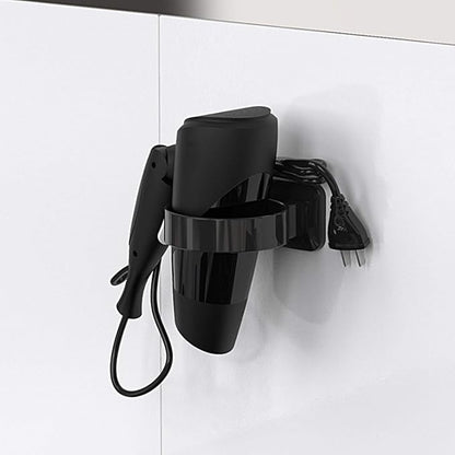 Hair Dryer Holder, Bathroom Blow Dryer Stand, Hair Care Tools Holder Wall Mount - Image 4
