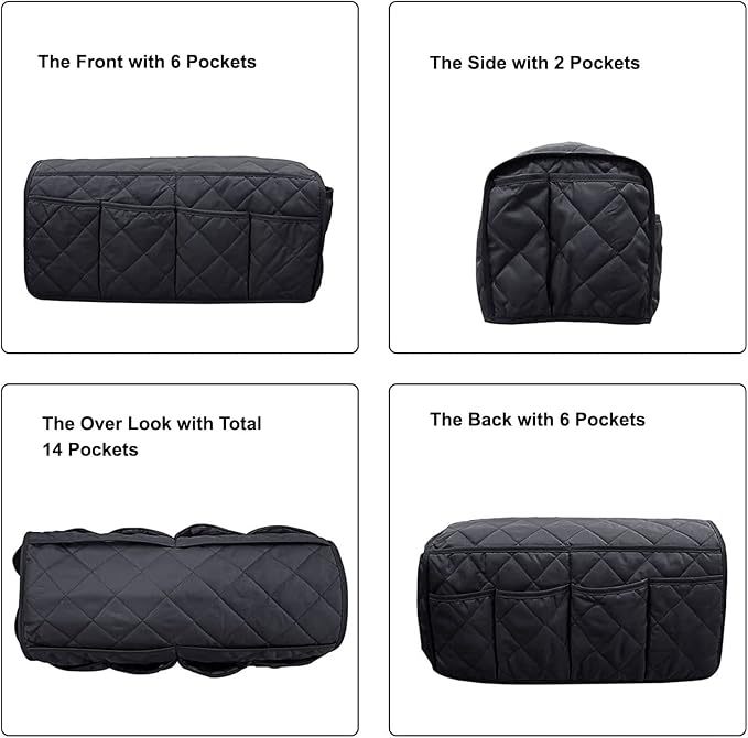 Black Sofa Armrest Organizer - Image 4