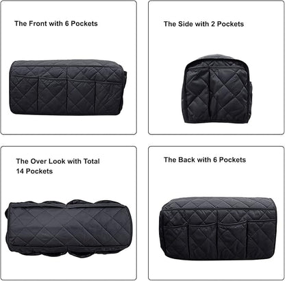Black Sofa Armrest Organizer - Image 4