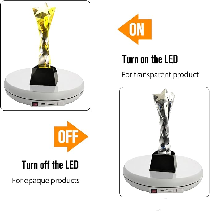 JAYEGT Motorized Rotating Display Stand - Image 3