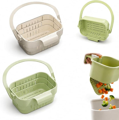 Foldable Hanging Kitchen Sink Drain Basket, 2027 New Faucet Hanging Strainer by Unknown