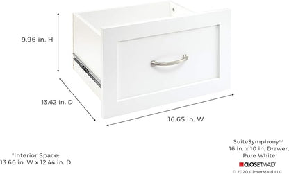 ClosetMaid SuiteSymphony Wood Closet Drawer, Add On Accessory, Shaker Style - Image 3