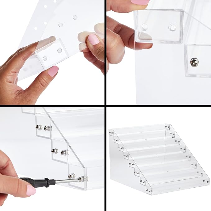 Okuna Outpost 8-Tier Acrylic Nail Polish Rack - Image 7