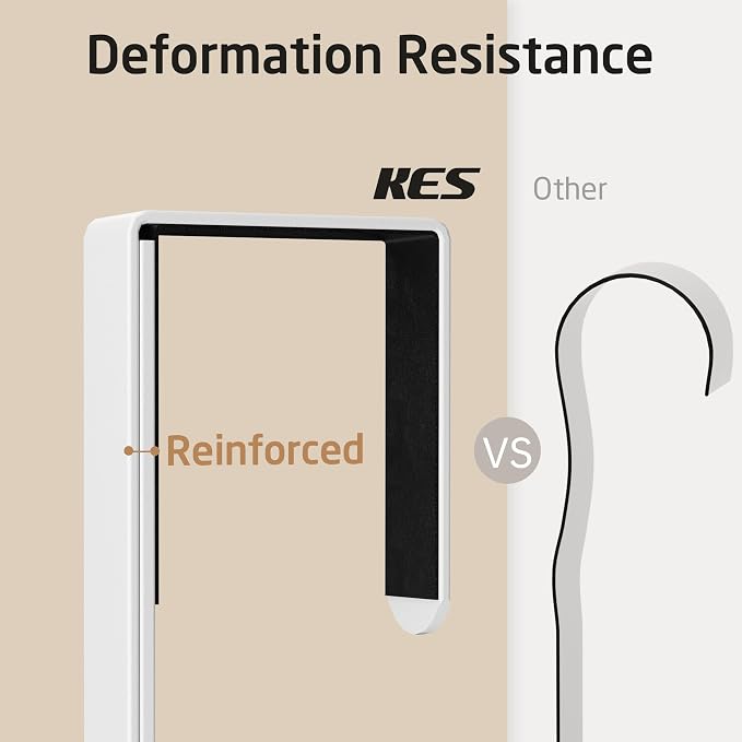 KES Ironing Board Hanger, Over The Door Ironing Board Holder Door Mount - Image 3