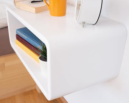 Floating Nightstand Wooden, Bedside Table, Nightstand Shelf, Wall Mounted - Image 4