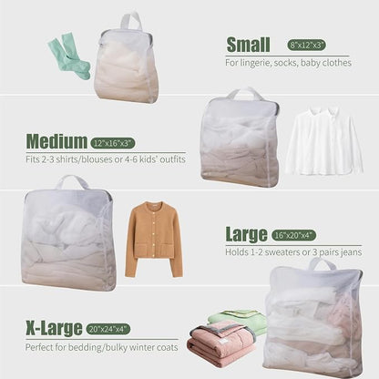 GWT 4Pcs 3D Mesh Laundry Bags - Image 3