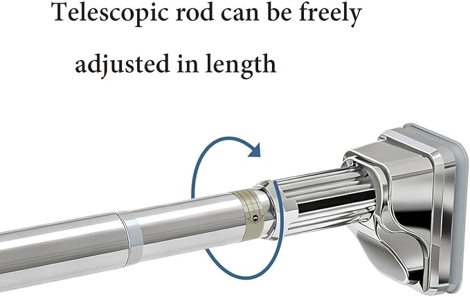 Adjustable Stainless Steel Rod, No-Drilling Hanging Clothes Pole | 27.5 to 47.2 - Image 6