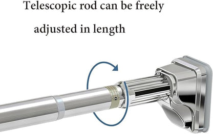 Adjustable Stainless Steel Rod, No-Drilling Hanging Clothes Pole | 27.5 to 47.2 - Image 6
