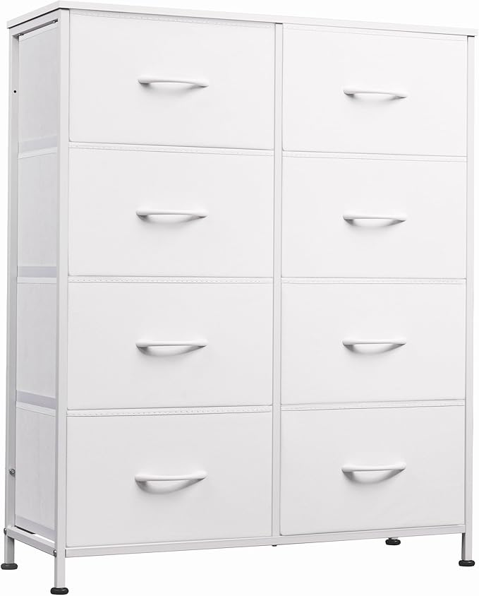 WLIVE Fabric Dresser for Bedroom, Tall Dresser by WLIVE