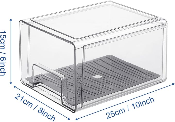 Plastic Clear Fridge Storage Organizer - Image 2